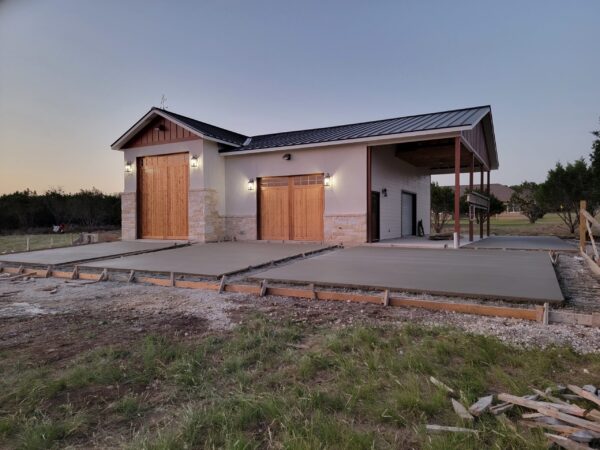 Spring Branch Texas Garage and RV Cover Construction
